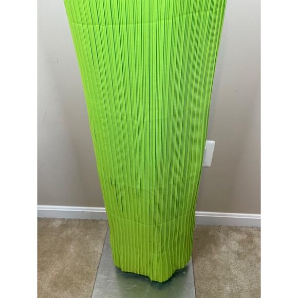 Solace London Adira One Shoulder Pleated Green Maxi Dress Size 0 - Picture 5 of 9